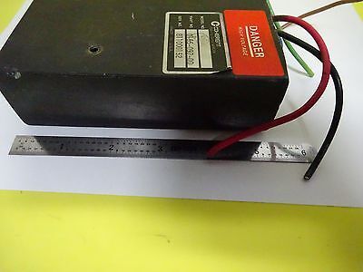 HIGH VOLTAGE POWER SUPPLY FOR HELIUM NEON LASER AS IS BIN#W9-10