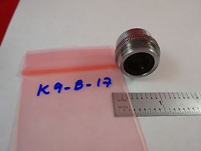 MICROSCOPE PART LEITZ GERMANY OBJECTIVE 3.5X OPTICS AS IS BIN#K9-B-17