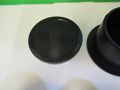 NIKON JAPAN PLASTIC CAPS LOT MICROSCOPE PART AS PICTURED &58-B-09