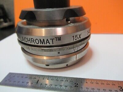 SPECTRA TECH OBJECTIVE 15X REFLECTIVE OPTICS MICROSCOPE PART AS PICTURE &W8-A-72