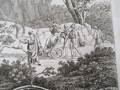 ANTIQUE ETCHING ITALIA ROME CIRCA 1810 GASPARD DUGHET PIETRO PARBONI AS PIC iv