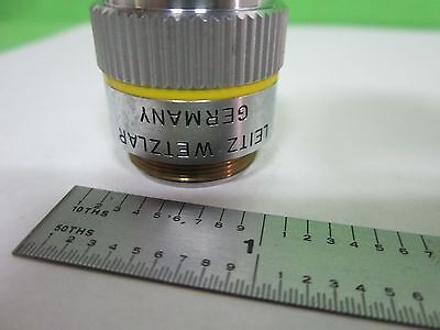 MICROSCOPE PART LEITZ GERMANY OBJECTIVE NPL 10X INFINITY OPTICS AS IS BIN#T1-38