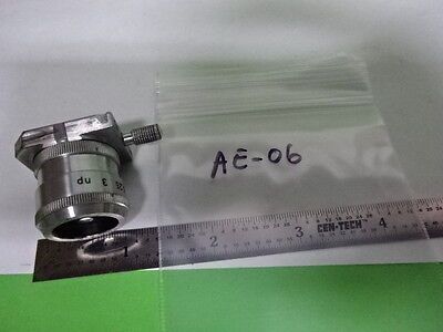 REICHERT AUSTRIA MICROSCOPE OPTICAL PART OBJECTIVE EPI 3 OPTICS AS IS B#AE-06