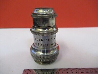 ANTIQUE ERNST LEITZ GERMANY APO 2mm OBJECTIVE MICROSCOPE PART AS PIC Q1-A-64