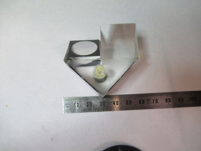 WILD HEERBRUGG SWISS GLASS PRISM ASSEMBLY MICROSCOPE PART AS PICTURED G5-A-02