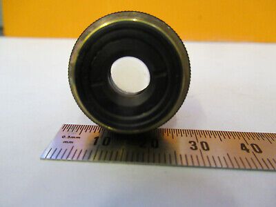 OLYMPUS JAPAN OBJECTIVE 4X LENS OPTICS MICROSCOPE PART AS PICTURED &P4-A-49