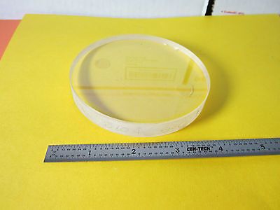 OPTICAL LENS FILTER UV ULTRAVIOLET chipped on edge LASER OPTICS  BIN#D1-03