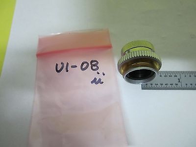 MICROSCOPE PART OBJECTIVE LEITZ GERMANY IRIS OPTICS AS IS BIN#U1-08