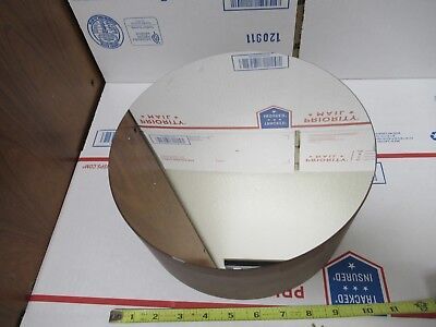 HUMONGOUS HEAVY ZERODUR MIL SPEC FLAT OPTICAL MIRROR OPTICS AS PICTURED &TE-4-05