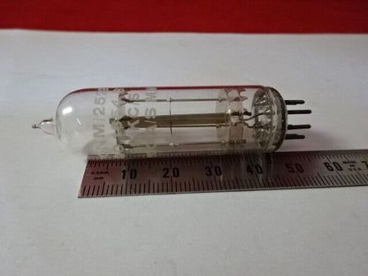 ANTIQUE GLASS PACKAGED RARE QUARTZ CRYSTAL FREQUENCY CONTROL &5-DT-R