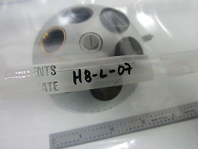 OPTICAL MICROSCOPE PART ZEISS GERMANY NOSEPIECE TURRET 1X OPTICS BIN#H8-L-07