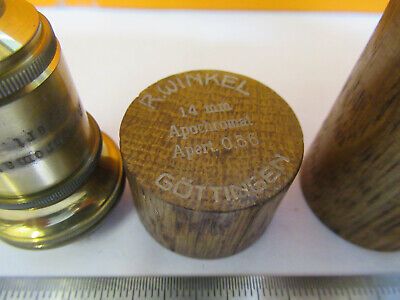 R. WINKEL GOTTINGEN GERMANY OBJECTIVE APO 14mm LENS MICROSCOPE PART  &H1-B-13