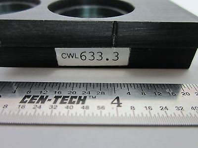 MICROSCOPE INTERFEROMETER WYKO VEECO PART SLIDE FILTER  OPTICS BIN#F2-11