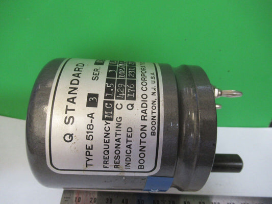 BOONTON RADIO Q FACTOR STANDARD CALIBRATION INDUCTANCE AS PICTURED &z8-a-34