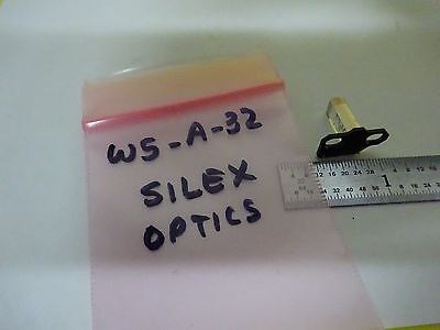 OPTICAL SILEX CONVEX CONCAVE LENS LASER OPTICS AS IS  BIN#W5-A-32