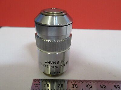 LEITZ WETZLAR OBJECTIVE PLAN 100X /160 LENS MICROSCOPE PART AS PICTURED &B2-A-28