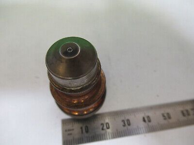 ANTIQUE BRASS BAUSCH LOMB OBJECTIVE MICROSCOPE PART OPTICS AS PICTURED &z9-a-111