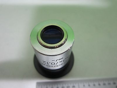 OBJECTIVE AUS JENA GERMANY 6.3X ACHROMAT MICROSCOPE OPTICS AS IS BIN#T5-61