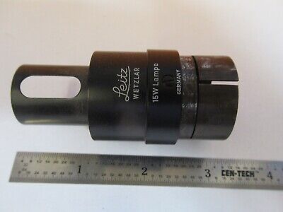 LEITZ GERMANY ILLUMINATOR LENS ASSEMBLY MICROSCOPE PART AS PICTURED &11-B-17