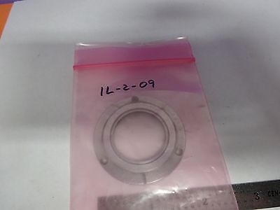 LEICA REICHERT POLYVAR COVER LENS OPTICS MICROSCOPE PART &IL-2-09