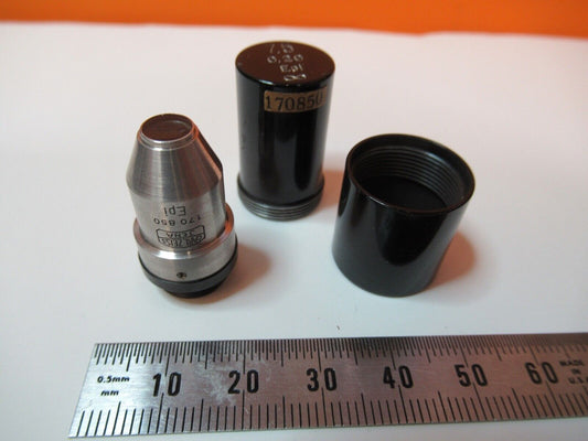 CARL ZEISS JENA OBJECTIVE EPI 7.5X OPTICS MICROSCOPE PART AS PICTURED &14-B-24