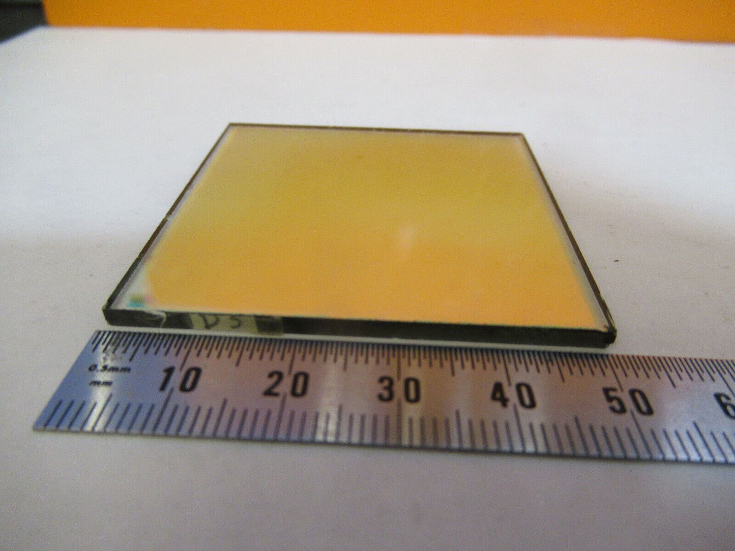 OPTICAL FOR PARTS dichroic filter plate [scratches] OPTICS AS PICTURED &P2-A-54