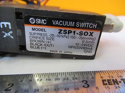 SMC AIR PNEUMATIC CONTROL VACUUM SWITCH ZSP1-S0X BLOCK AS PICTURED &27-B-06