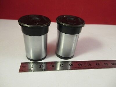 PAIR ZEISS GERMANY C8X OCULAR EYEPIECE MICROSCOPE PART OPTICS &FT-4-25