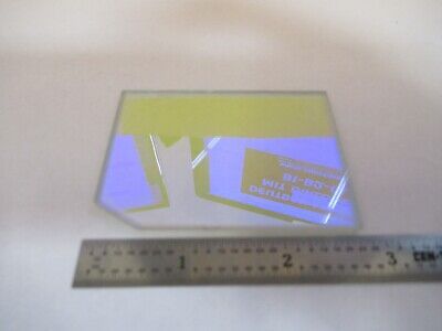 OPTICAL DICHROIC COATED GLASS BEAM SPLIT FILTER OPTICS AS PICTURED &27-B-16