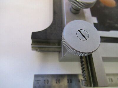 LEITZ WETZLAR GERMANY XY STAGE TABLE MICROSCOPE PART AS PICTURED &P9-A-36