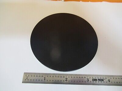 PLASTIC BLACK WHITE STAGE TABLE SPECIMEN MICROSCOPE PART AS PICTURED &1E-C-64