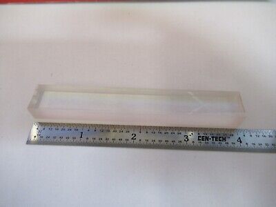 OPTICAL RECTANGULAR GLASS LENS PLANO CONCAVE OPTICS AS PICTURED &3-FT-X17