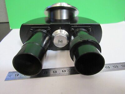 ERNST LEITZ GERMANY BINOCULAR HEAD OPTICS MICROSCOPE PART AS PICTURED &3-C-20