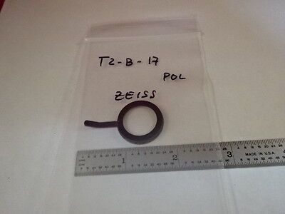 MICROSCOPE PART ZEISS POLARIZER RETARDER SLIDE POL OPTICS AS IS #T2-B-17