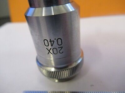 ROLYN JAPAN OBJECTIVE LENS 20X MICROSCOPE PART OPTICS AS PICTURED &G1-A-69