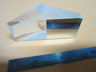 OPTICAL MICROSCOPE LARGE PRISM + MIRROR AS IS or LASER OPTICS DWR#14-DT