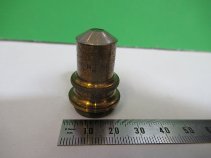 ANTIQUE BRASS SPENCER 16mm  OBJECTIVE MICROSCOPE AS PICTURED #H3-A-27