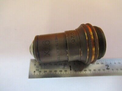 ANTIQUE BAUSCH LOMB 97X 1.9mm OBJECTIVE MICROSCOPE PART AS PICTURED &7B-B-09