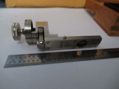 LEITZ GERMAN BEREK SLIDE COMPENSATOR ASSEMBLY MICROSCOPE PART AS PICTURED F4-A67