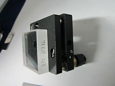 NEWPORT 100-P2 OPTICAL MOUNTED SQUARE FILTER LUMONICS UV LASER OPTICS BIN#4T xv