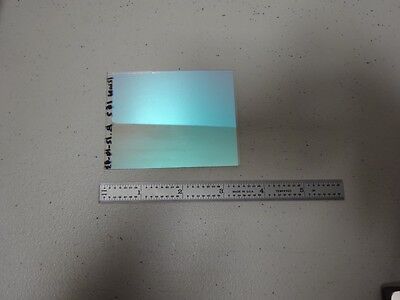 OPTICAL DICHROIC COATED GLASS FILTER MIRROR LASER OPTICS AS IS BIN#TC-4-2-A