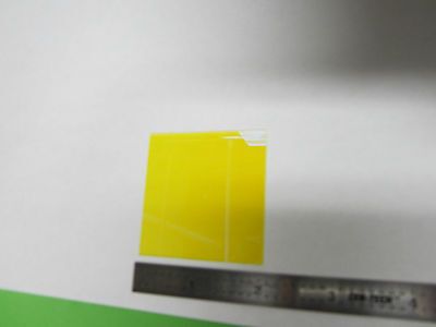 OPTICAL FILTER YELLOW LASER OPTICS  BIN#8C-24