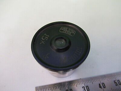 ANTIQUE CARL ZEISS 15X GERMANY LENS EYEPIECE MICROSCOPE PART AS PICTURED Q9-A-23