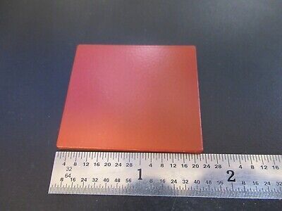 OPTICAL OPAQUE DULL ORANGE PLATE OPTICS AS PICTURED &A7-A-43