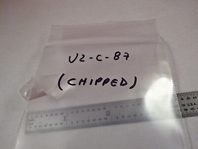 OPTICAL PRISM + LENS ASSEMBLY [chip on edge] LASER OPTICS AS IS #U2-C-87