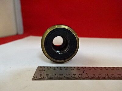 MICROSCOPE PART OLYMPUS JAPAN M10 OBJECTIVE OPTICS AS IS #AM-47