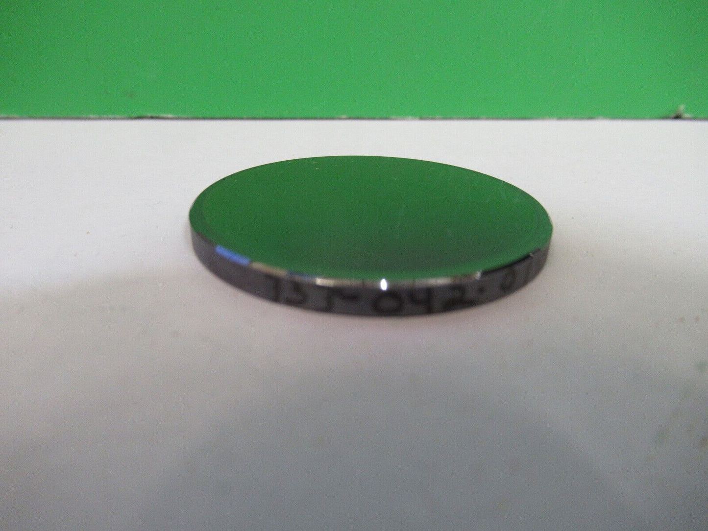 OPTICAL HUGE GOLD COATED SILICON LENS INFRARED LASER OPTICS AS PICTURED G2-A-112