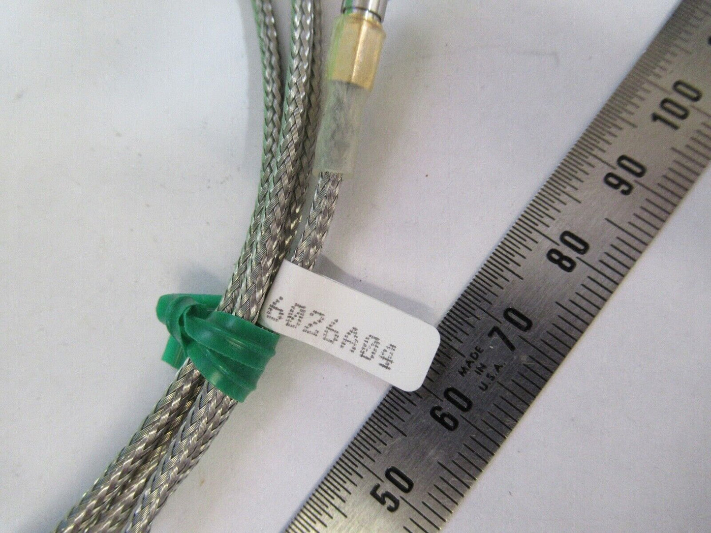 4ft CABLE for ACCELEROMETER SENSOR 10-32 connector to 10-32  AS PICTURED S8-A-20