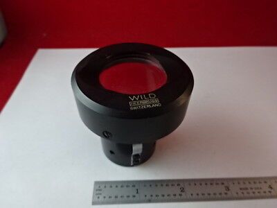 WILD M20 HEERBRUGG SWISS BRIGHT FIELD MIRROR MICROSCOPE PART OPTICS AS IS &87-02