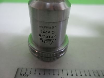 MICROSCOPE PART OBJECTIVE LEITZ PHACO PL 8X INFINITY OPTICS AS IS S9-31